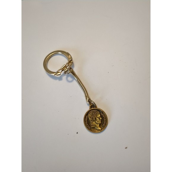 Napoleon Bonaparte French Leader Vintage Keychain - Picture 1 of 4